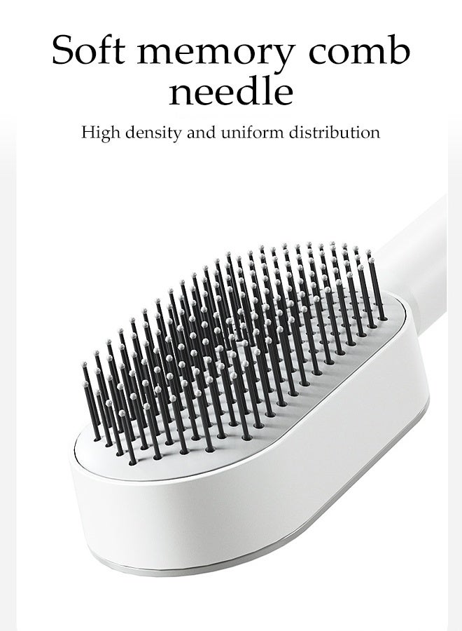 Air Cushion Hair Comb for Women,Hairdressing Tool for Home and Barbershop,Portable Massage Comb, Suitable for All Hairstyles (White) - Image 5